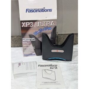 Vintage Fascinations XP3 Programmable Floating Message Clock Calendar w/ Box EUC